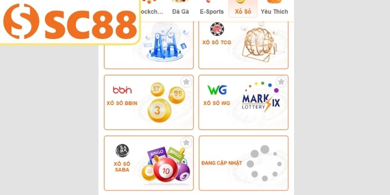 Cách tham gia xổ số SC88 đơn giản